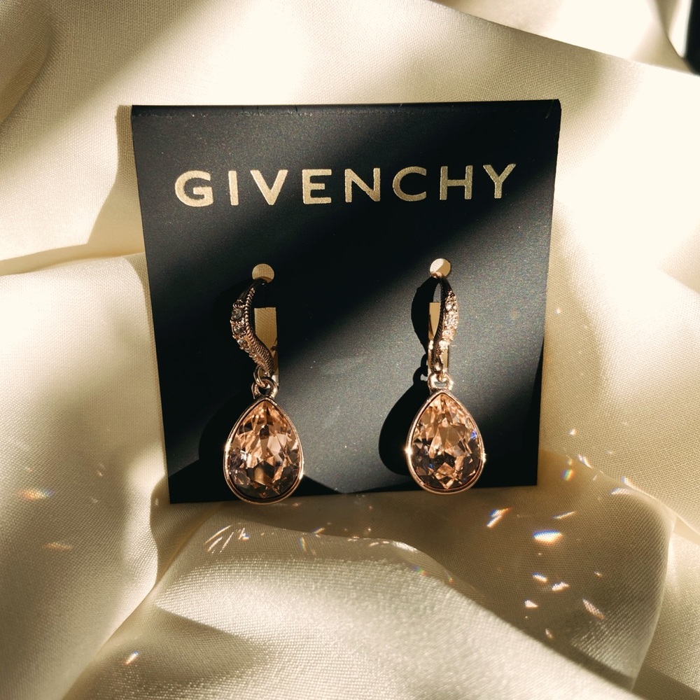 Givenchy Crystal Teardrop Earrings 😍✨